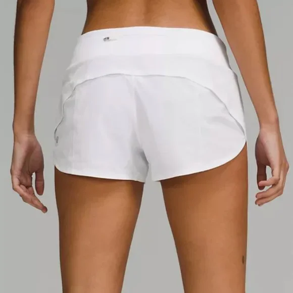 Lululemon Speed Up Low-Rise Lined Shorts in White - Picture 1 of 6
